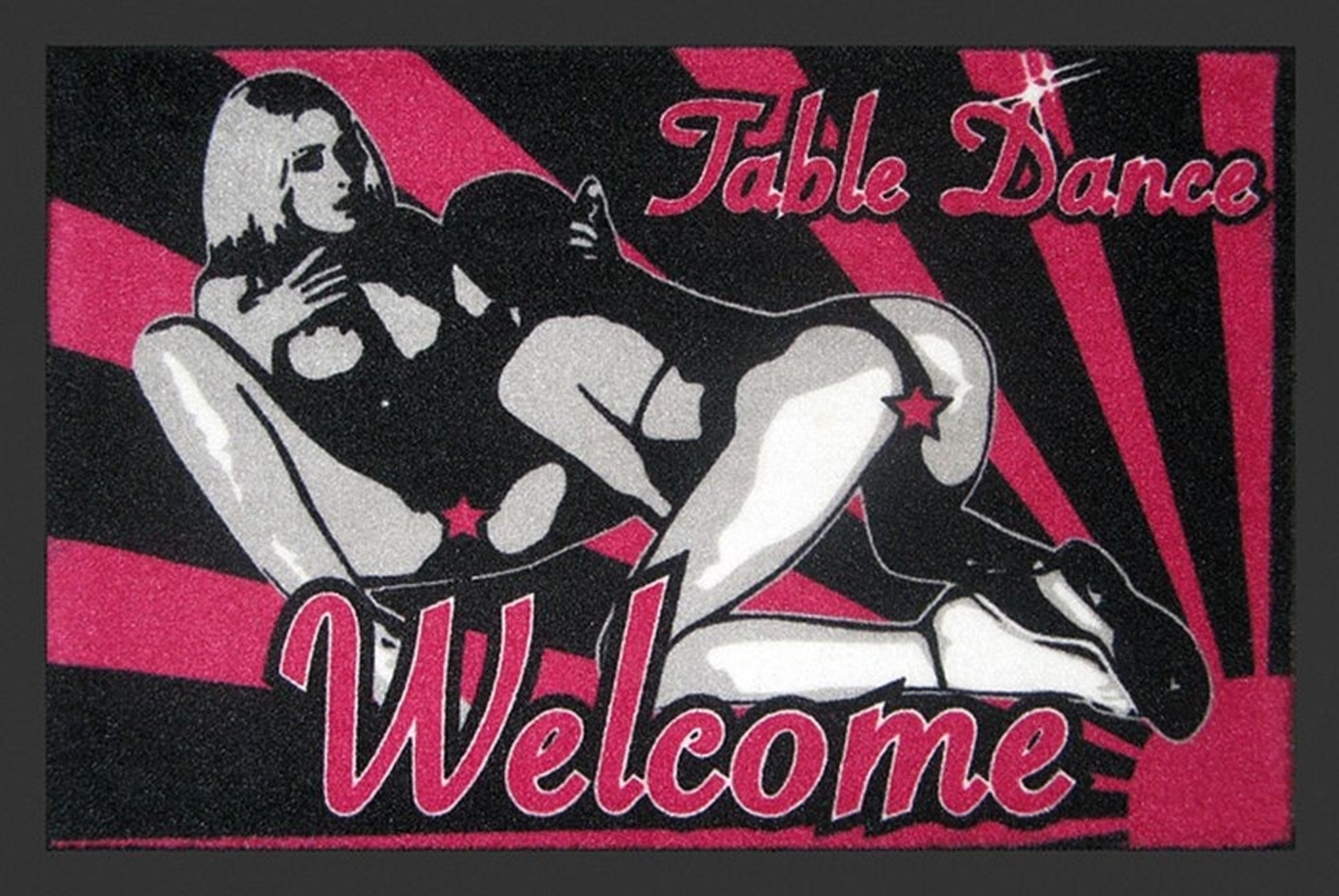 Rockbites - Fußmatte Türmatte "Table Dance Welcome" Nr. 68 (100666) * Bild 1