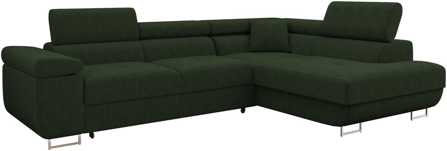 Ecksofa Torezio Cord (Farbe: Poso 14, Seite: Rechts) Bild 1