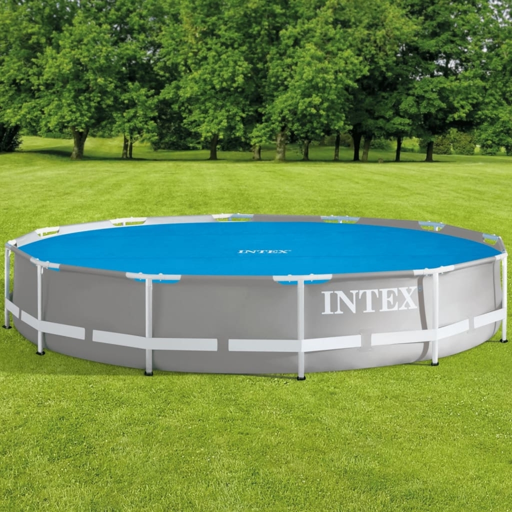 Intex Solar Poolabdeckung Blau 348 cm Polyethylen 3202950 Bild 1