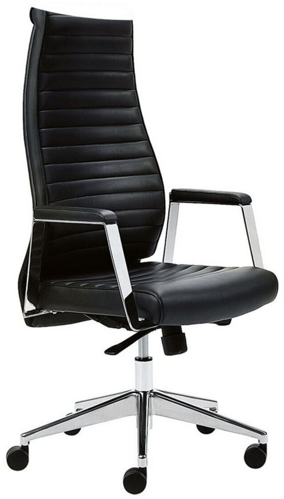 Chefsessel - myDELUXE - Echtleder Schwarz Bild 1