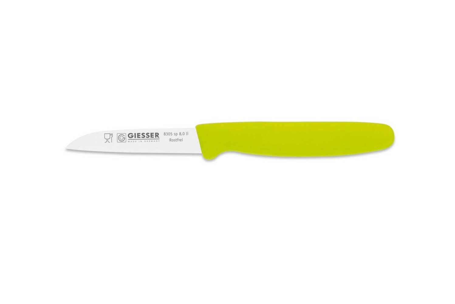 GIESSER Gemüsemesser Küchenmesser 8305 sp 8 alle Farben, Küchenmesser gerade Schneide 8 cm, Made in Germany Bild 1