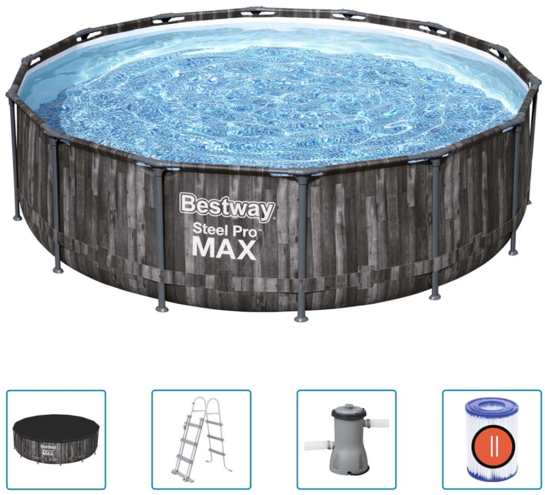 Bestway Steel Pro MAX Swimmingpool-Set Rund 427x107 cm 3202566 Bild 1