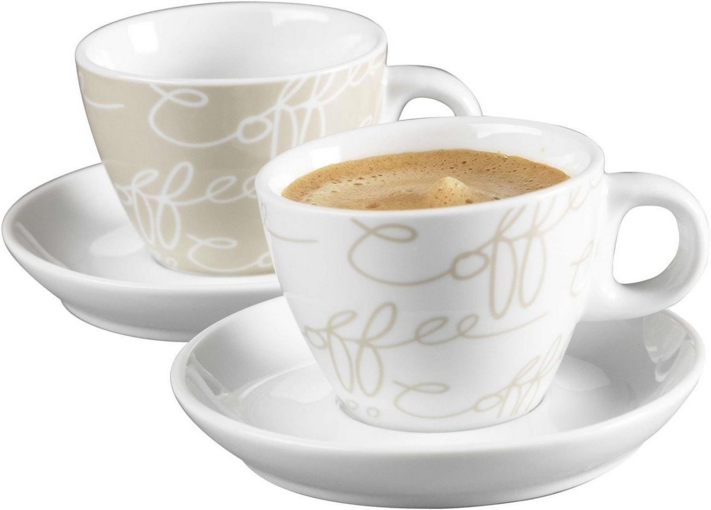 Ritzenhoff & Breker CORNELLO Espresso Set creme 4-teilig Bild 1