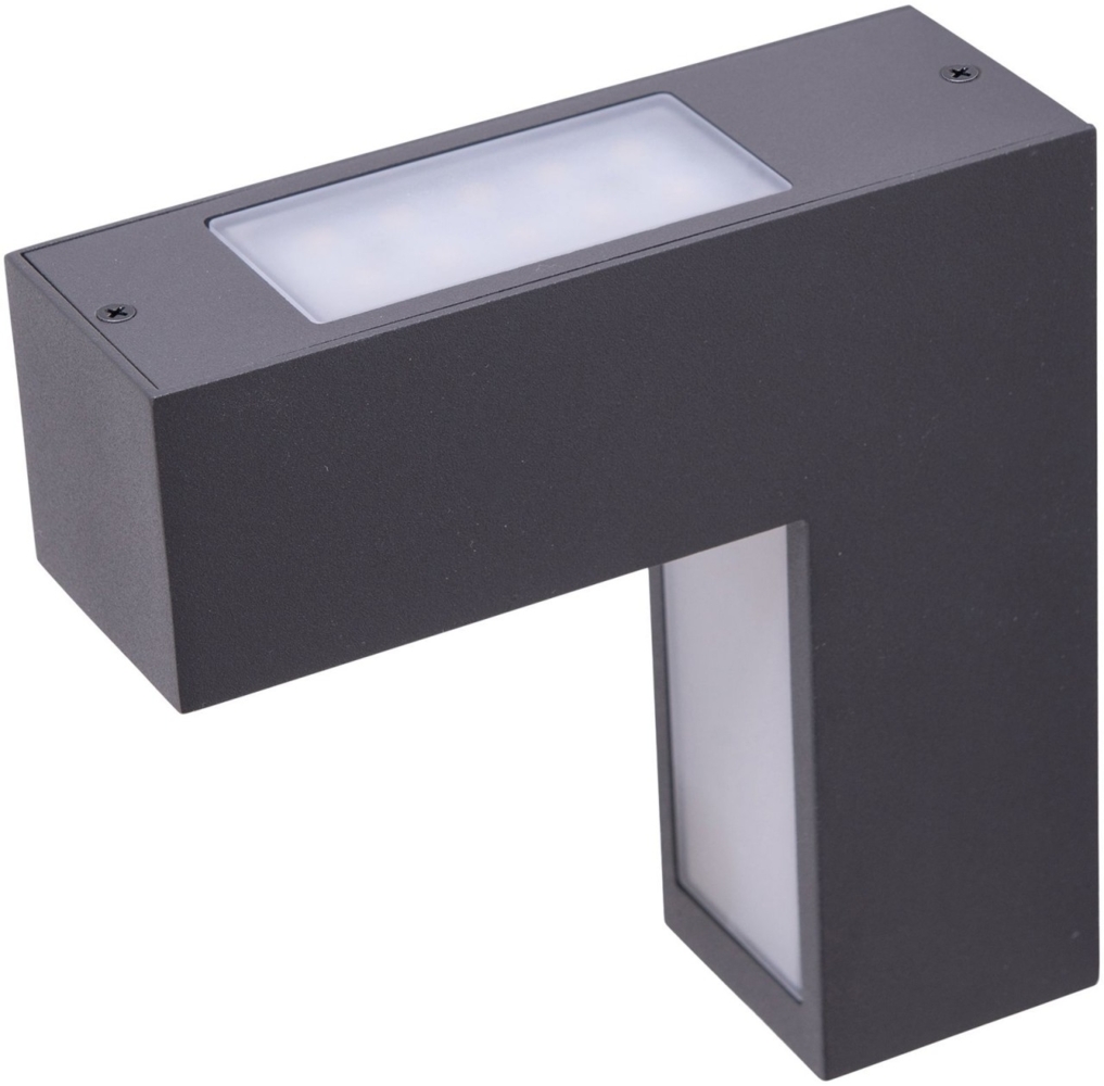 Außenwandleuchte LED Wandleuchte Außen Wandlampe Wandstrahler Anthrazit 1163197 Bild 1