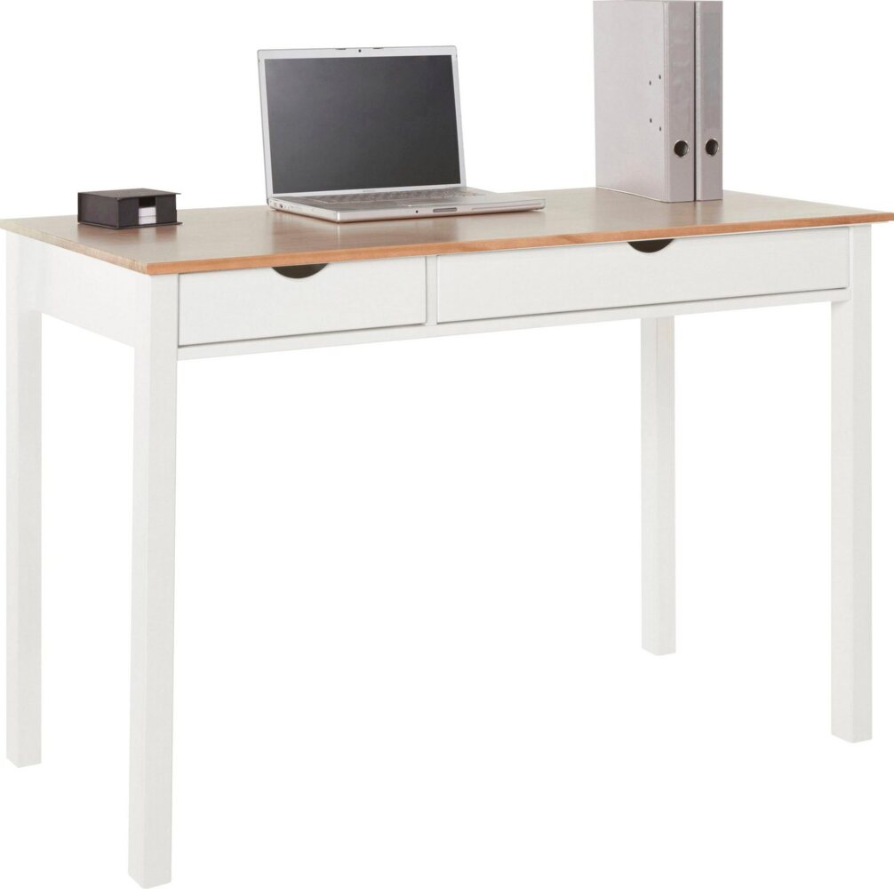 INOSIGN Schreibtisch Gava, massives Kiefernholz, für das home office, Laptoptisch Breite 120 cm Bild 1