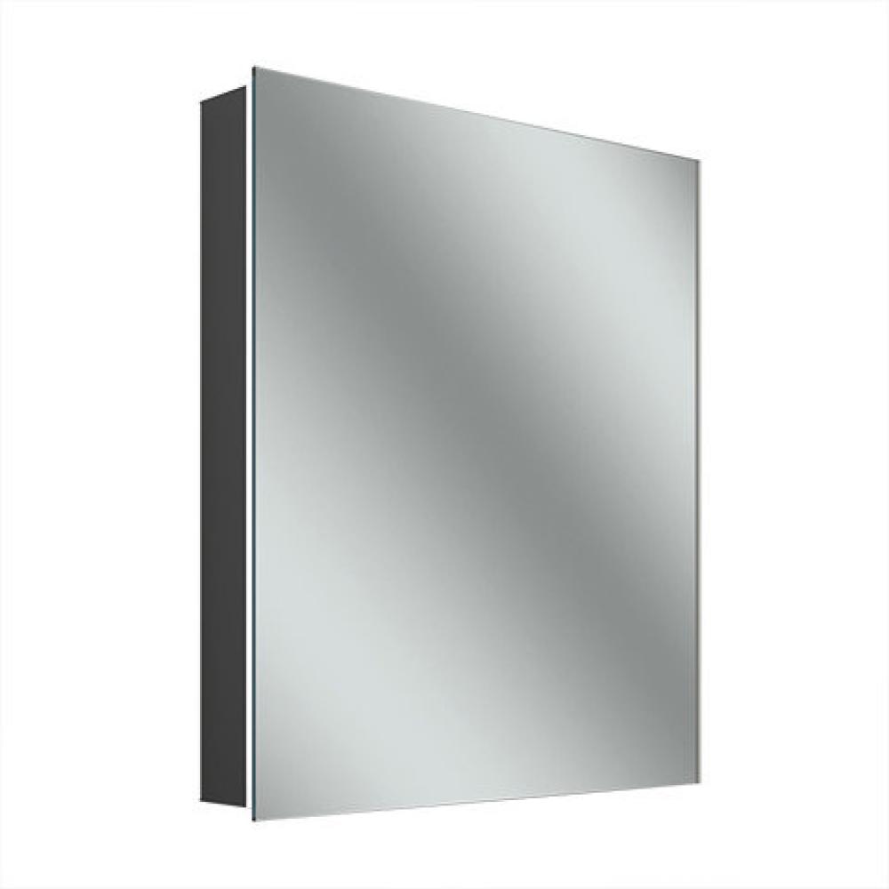 Schneider ADVANCED Line Comfort LED Lichtspiegelschrank, 1 Doppelspiegeltür, Steckdose links, 51,5 x 71,5 x 12 cm, 194. 051, Ausführung: CH-Norm/Korpus schwarz matt - 194. 051. 01. 41 Bild 1