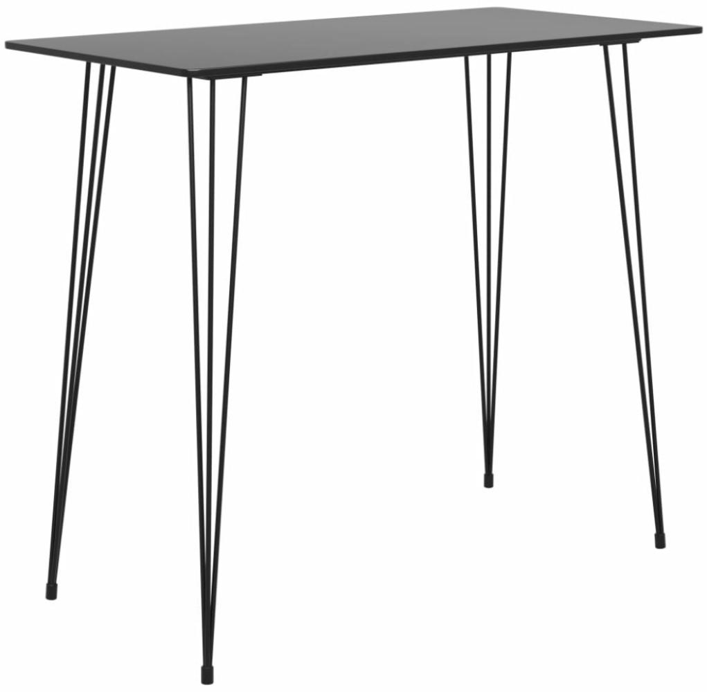 vidaXL Bartisch Schwarz 120 x 60 x 105 cm [248143] Bild 1