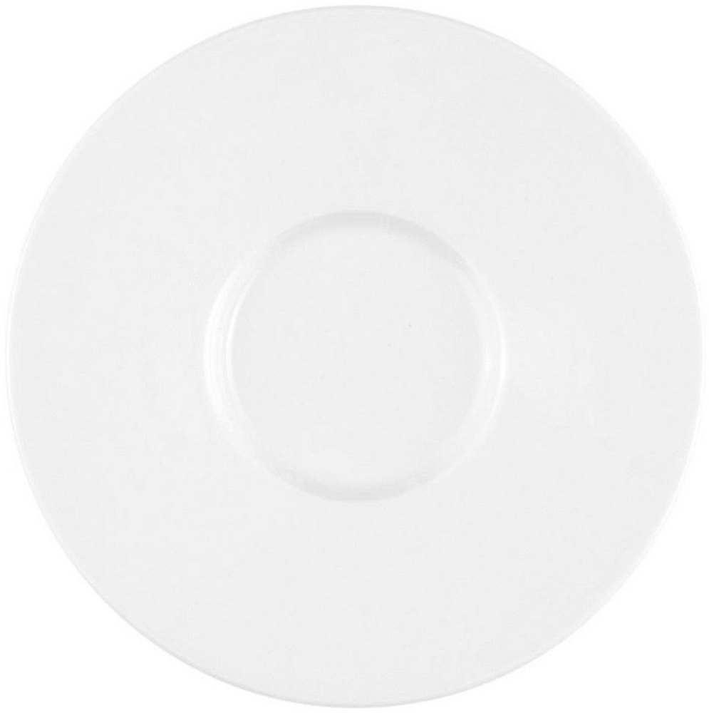 Kombi-Untertasse 17,5 cm No Limits Weiss Seltmann Weiden Kaffeetasse - MikrowelleBackofen geeignet, Spülmaschinenfest Bild 1