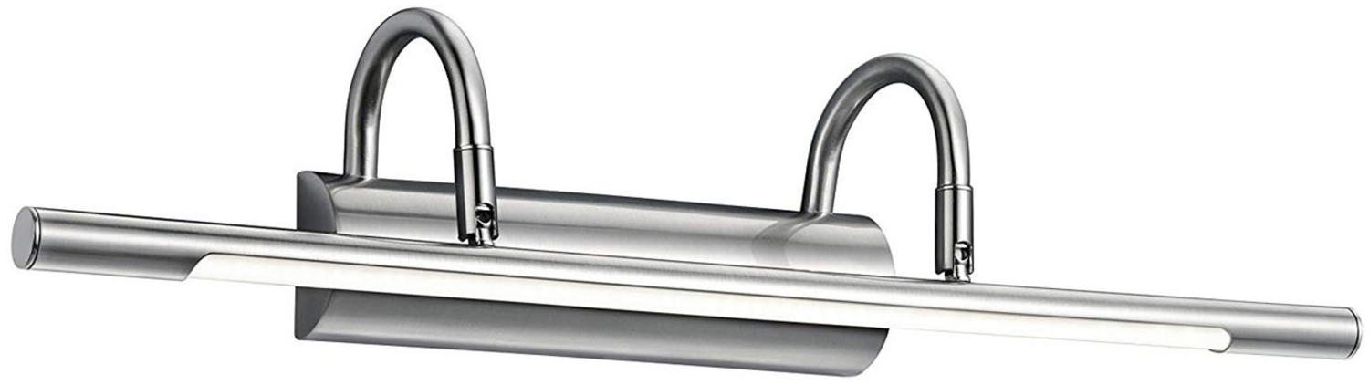 Moderne 8 Watt LED Wandleuchte in Nickel matt Bild 1