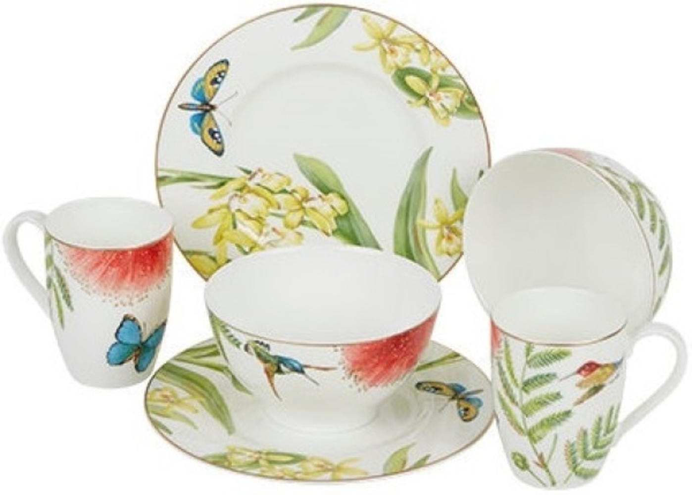 Villeroy & Boch Amazonia Anmut Frühstücks-Set für 2 Personen / 6 Teile Bild 1