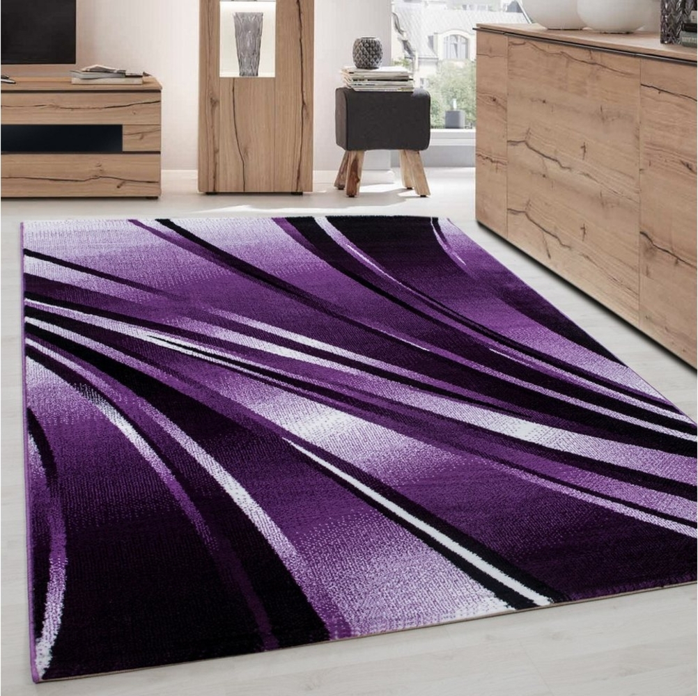 Carpettex Designteppich Abstrakt Wellen Design, Läufer, Höhe: 12 mm, Kurzflor Teppich Wohnzimmer Abstrakt Wellen Design versch. größe Bild 1