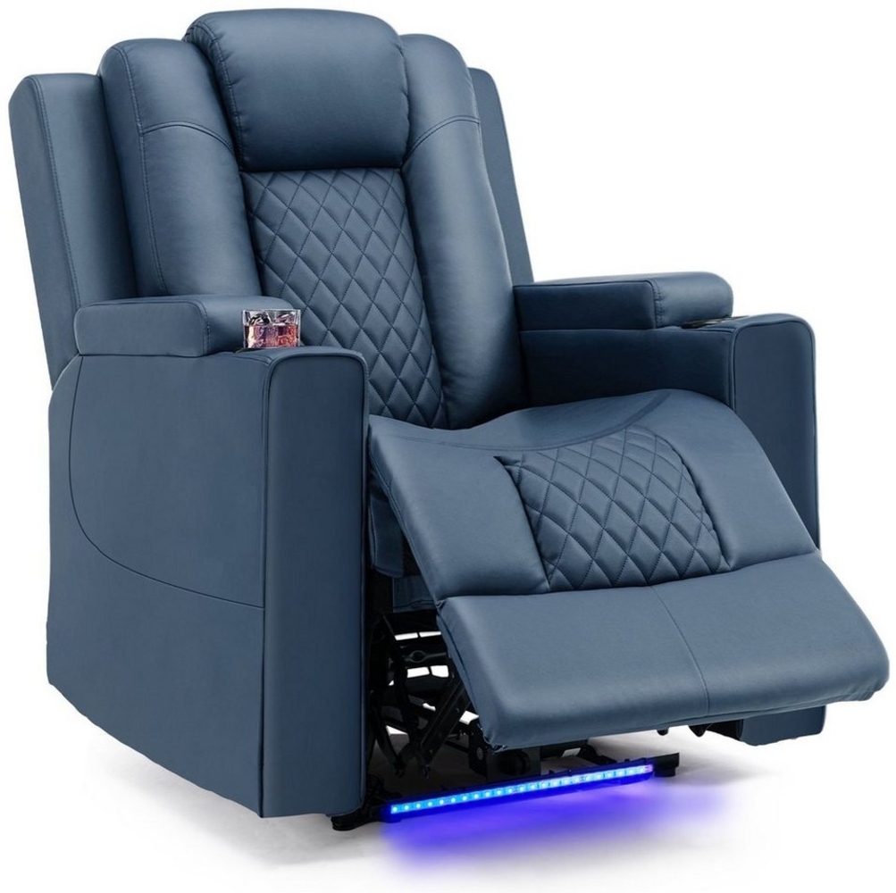 GTPLAYER Relaxsessel Elektrisch Massagesessel mit Massagefunktion, Heizfunktion, LED, elektisch verstellbar Bild 1