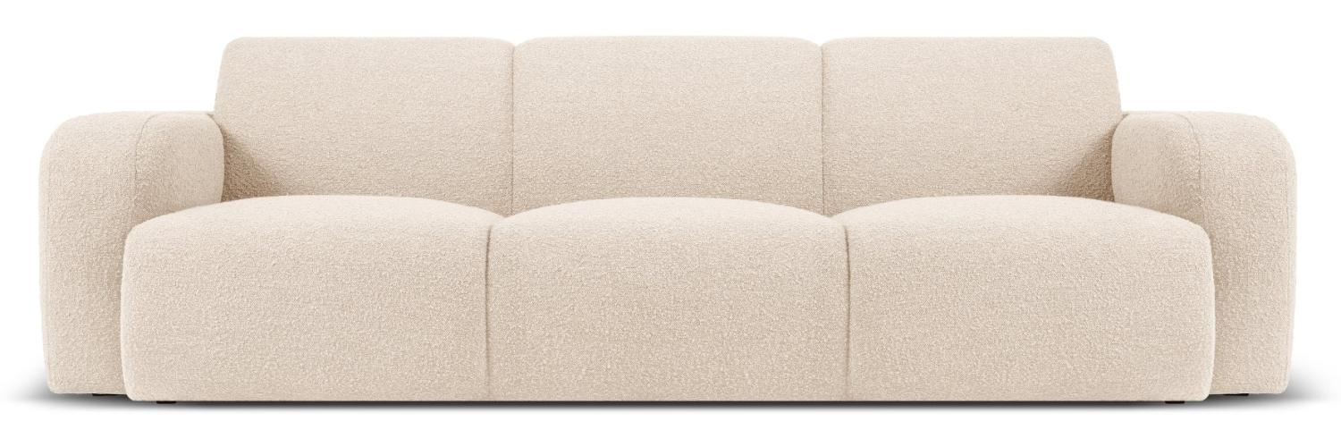 Micadoni Boucle Sofa Molino 3-Sitzer Boucle Beige Bild 1