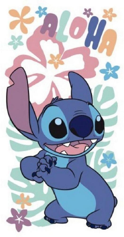 Lilo & Stitch Strandtuch 70 x 140 cm Bring die Magie von Hawaii ans Wasser Bild 1