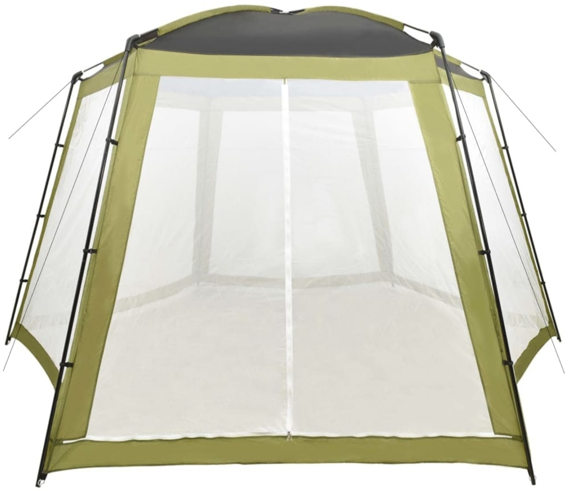 vidaXL Pool-Zelt Stoff 500x433x250 cm Grün 93039 Bild 1
