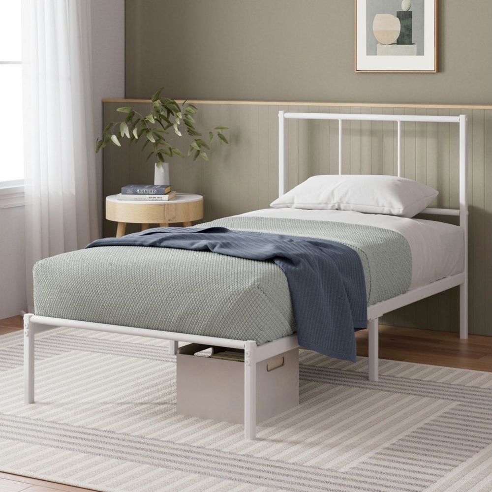 ZINUS Bettgestell Florence Square Nova mit Kopfteil (90x200 cm), Doppel/Einzelbett Bild 1