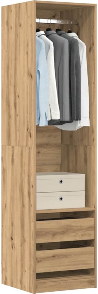 vidaXL Kleiderschrank Artisan-Eiche 50x50x200 cm Holzwerkstoff 3318629 Bild 1