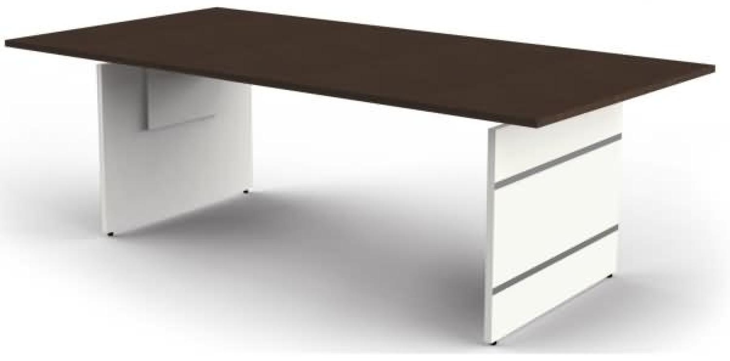 Kerkmann Schreibtisch StageOne Form 4 XL BxT 200x100cm wenge Bild 1