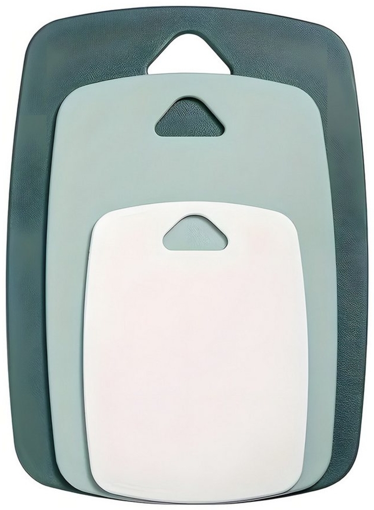 PODOFO Schneidebrett Schneidebrett 3-tlg Set aus Kunststoff, Antibakteriell BPA-frei, (3-St) Bild 1