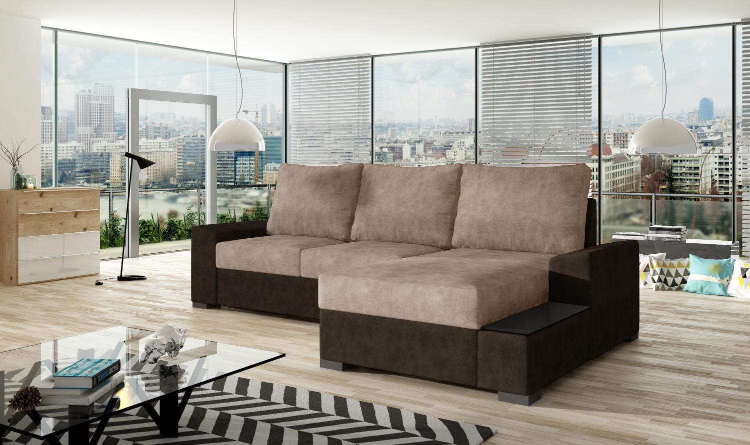 Wohnideebilder Negro Braun Ecksofas & Eckcouches Ng04 Bild 1