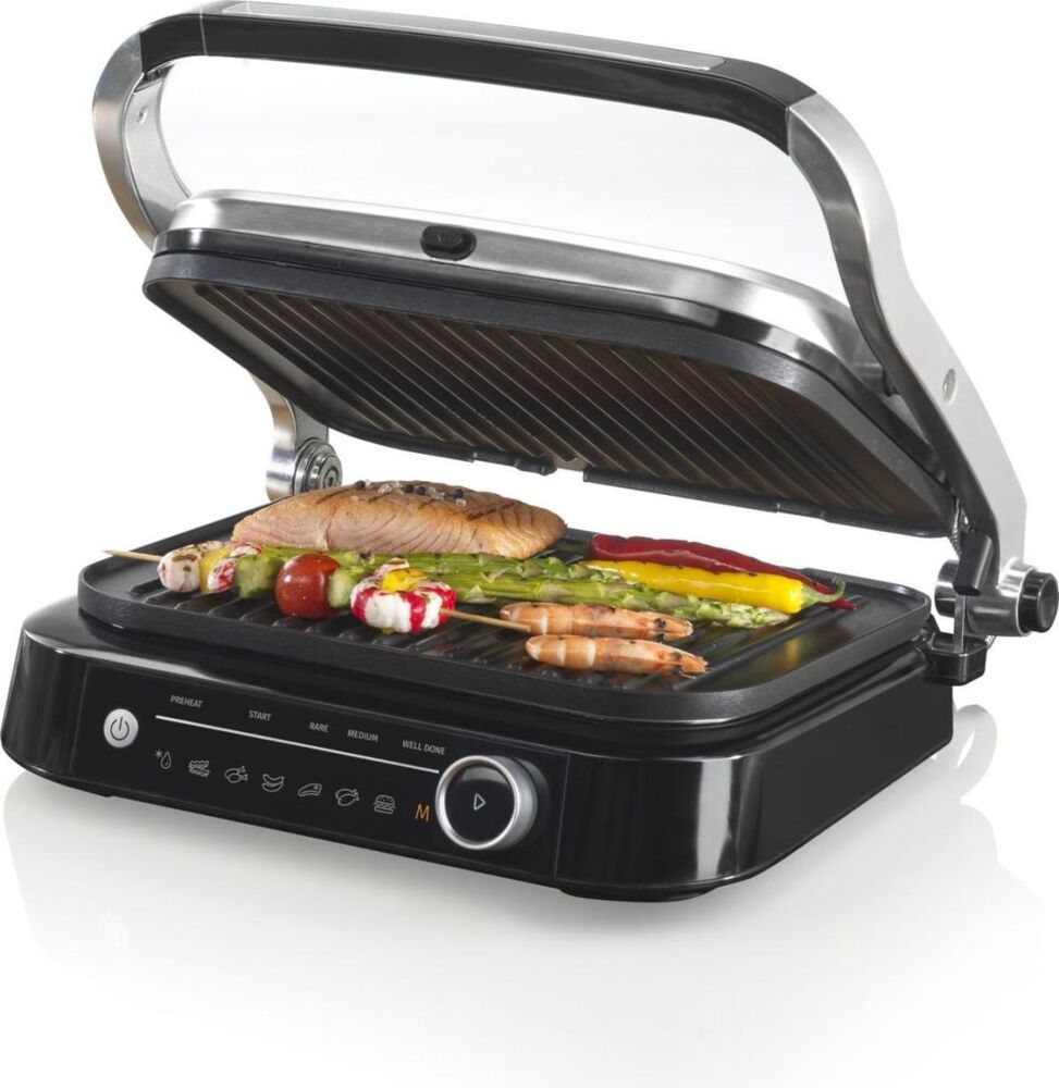 Gorenje Kontaktgrill mit Gargutsensor 7 Programme Tischgrill Sandwichtoaster Bild 1