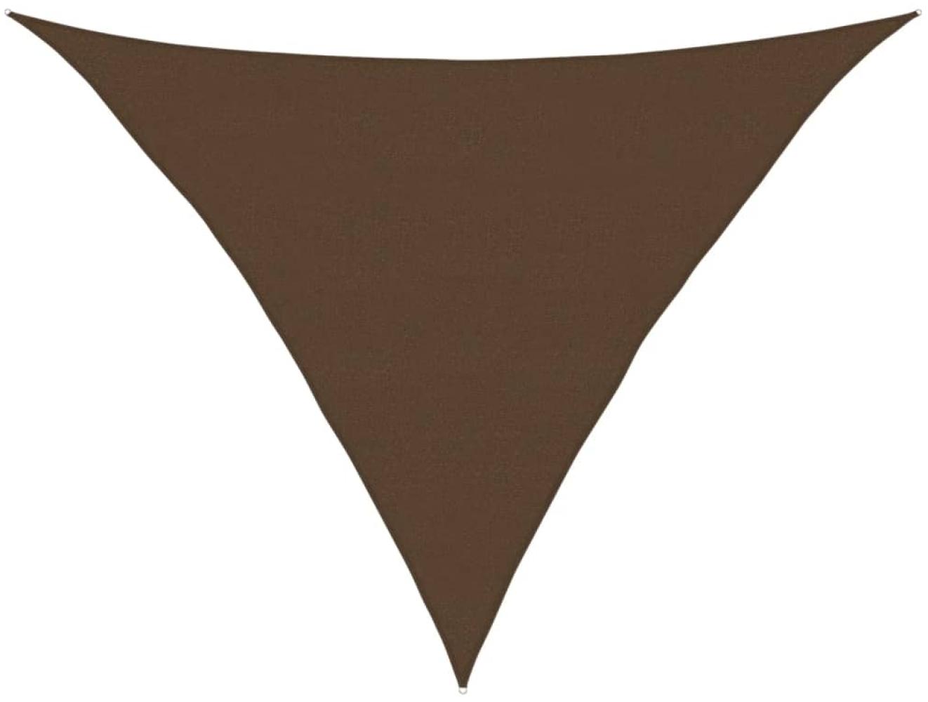 vidaXL Sonnensegel 160 g/m² Braun 5x5x6 m HDPE 311815 Bild 1