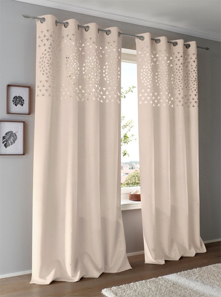 heine Gardine Dekoschal, Ösen (1 St), blickdicht, Fertigstore gerade Form Bild 1