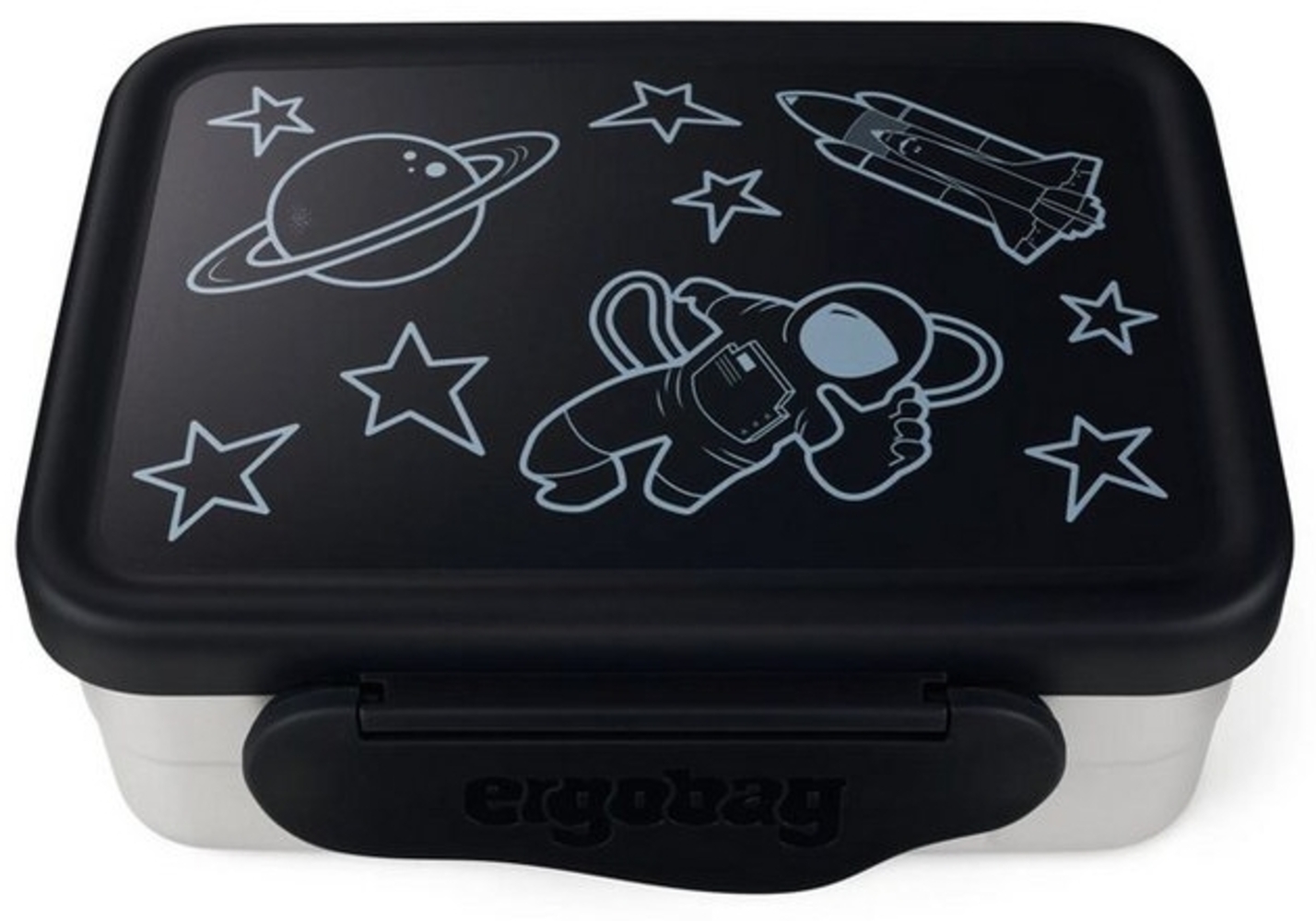 ergobag Lunchbox Edelstahl Brotdosen Set, Edelstahl, (Edelstahl Brotdosen Set, 1-tlg, 2er-Set aus kleiner und großer Dose), 100% BPA-frei Bild 1