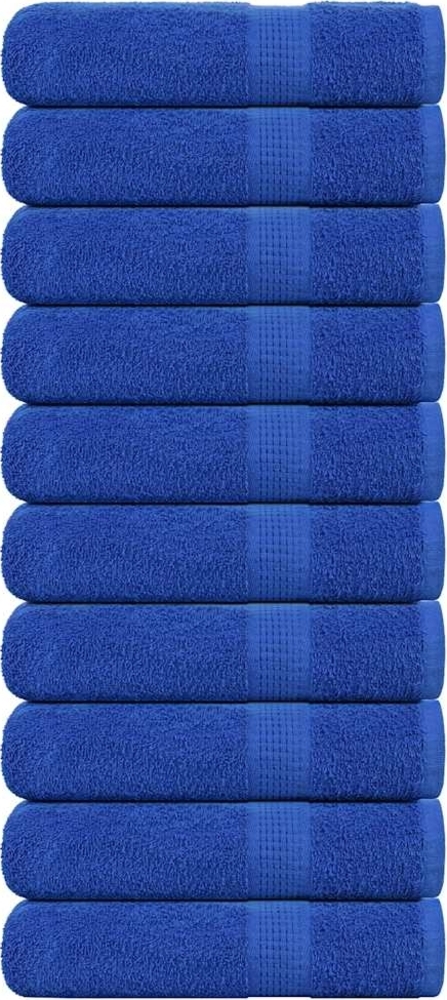 Handtücher 10 Stk. Blau 50x100 cm 360 g/m² 100% Baumwolle 136712 Bild 1