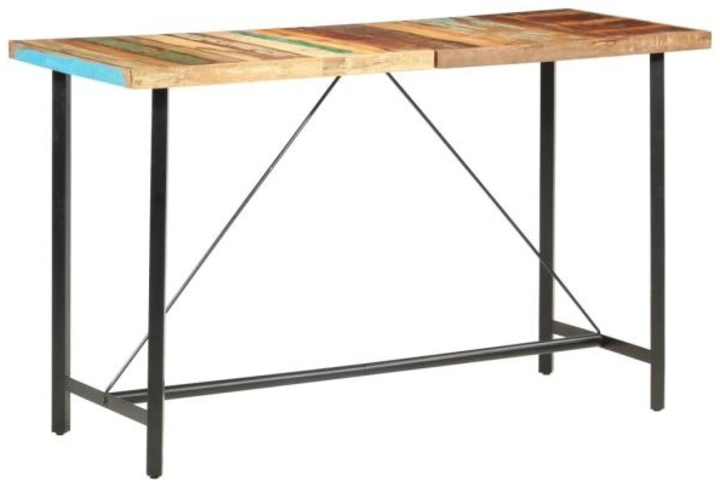 vidaXL Bartisch 180 x 70 x 107 cm Recyceltes Massivholz Bild 1