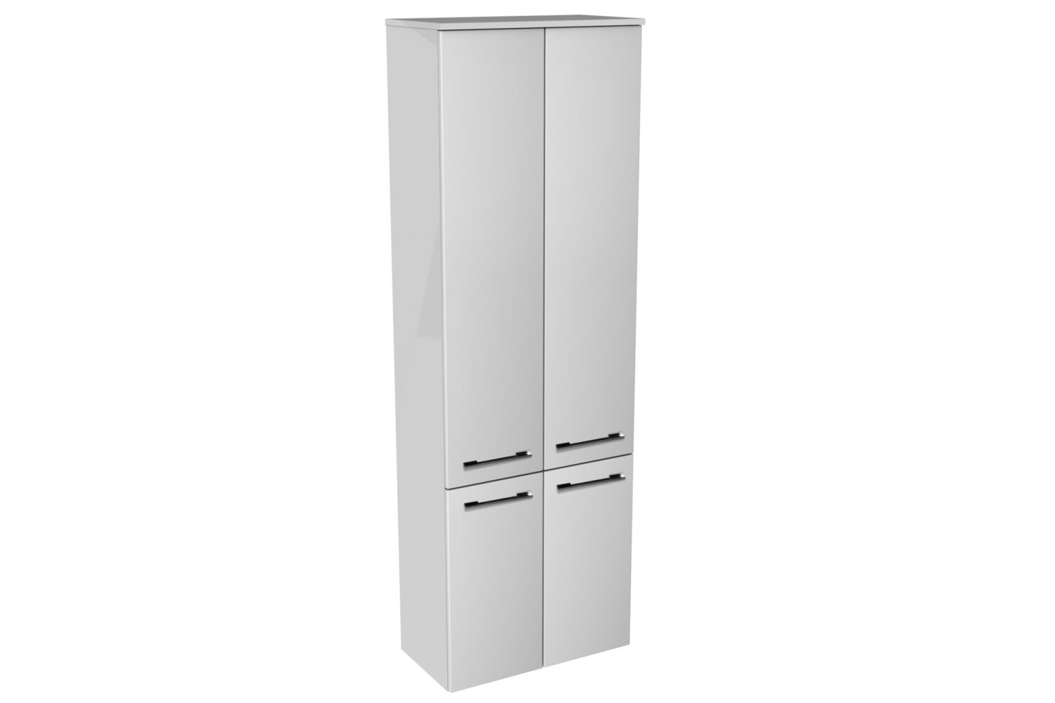 Lanzet Hochschrank 60 cm, Weiß Bild 1