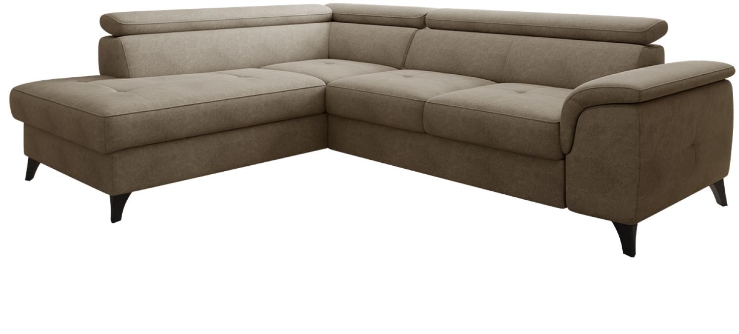 Ecksofa Asporiz (Farbe: Zetta 293, Seite: Links OT-2R) Bild 1