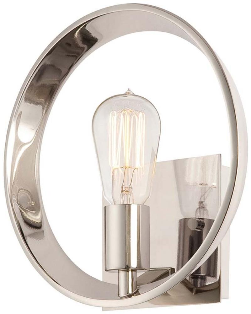 Elstead Lighting Uptown Theatre Row 1-Light Wandleuchte Silber 1-flammig E27 Bild 1