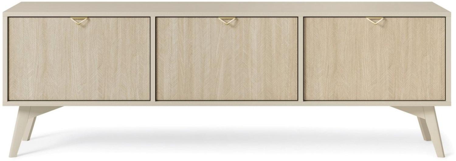 MOEBLO TV-Board ABETO RTV 158 (TV-Kommode mit Regalen TV-Board Fernsehschrank), (BxHxT): 158x52x38 cm Bild 1