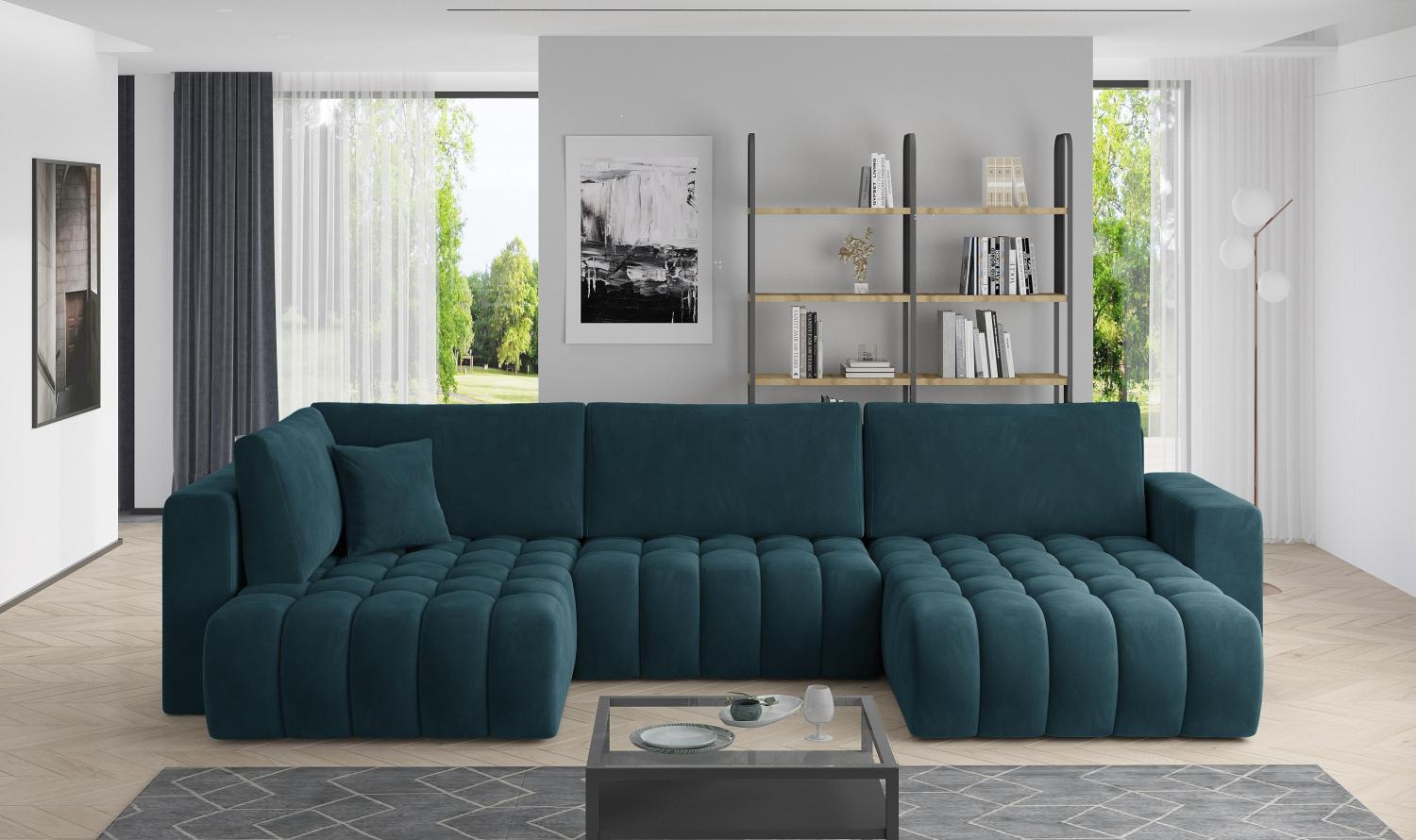 Wohnideebilder Bonito Blau Ecksofas & Eckcouches CO-BON-RT-40VE Bild 1