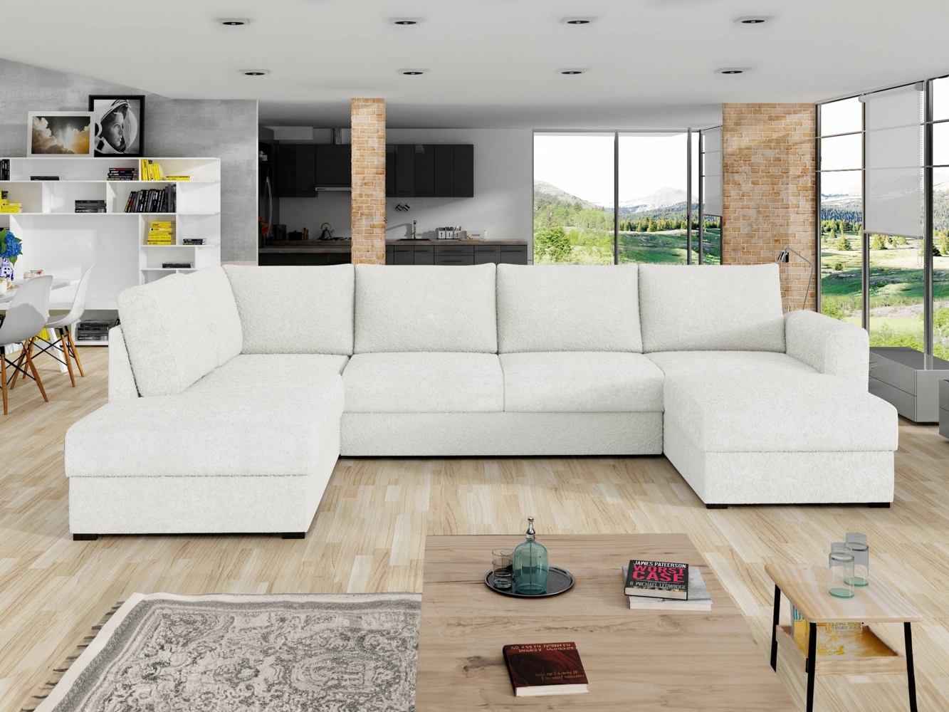 Ecksofa Wilma Premium (Farbe: Abriamo 4, Seite: Links) Bild 1