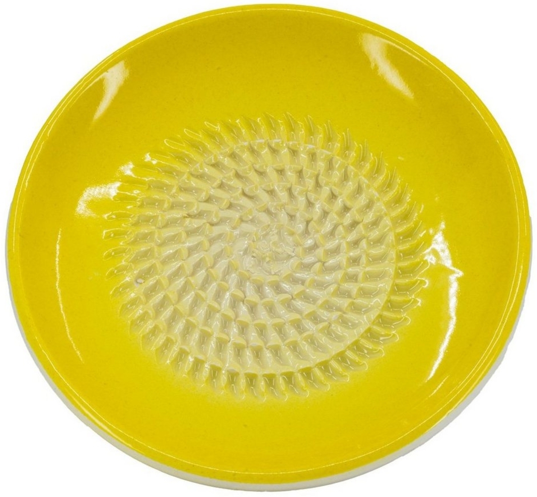 Kaladia Multireibe 804, Gelb, Keramik, handbemalte Küchenreibe - Made in Spain Bild 1