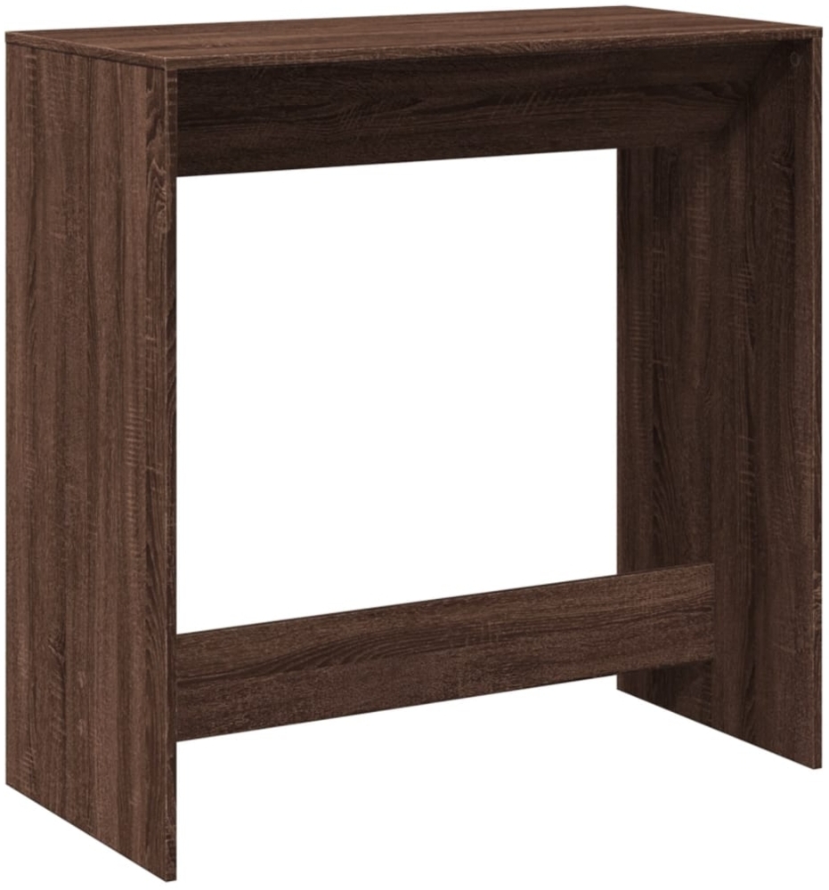 vidaXL Bartisch Braun Eichen-Optik 102x50x103,5 cm Holzwerkstoff 854433 Bild 1