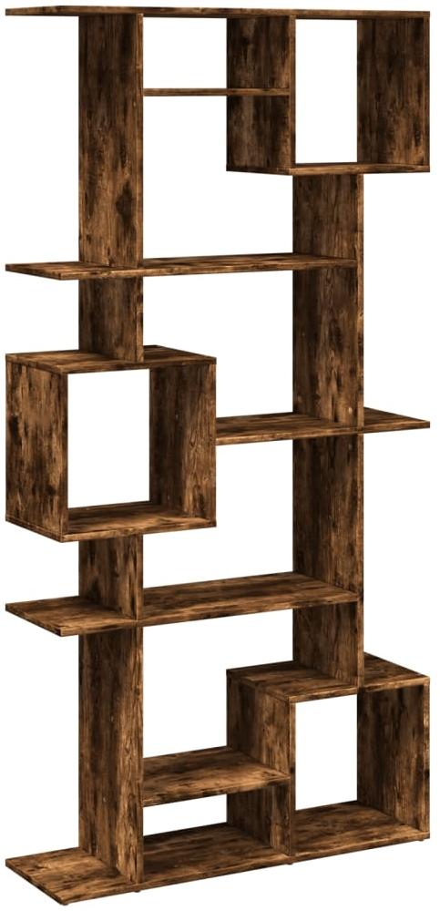 vidaXL Bücherregal Räuchereiche 92x29x188 cm Holzwerkstoff 3310320 Bild 1