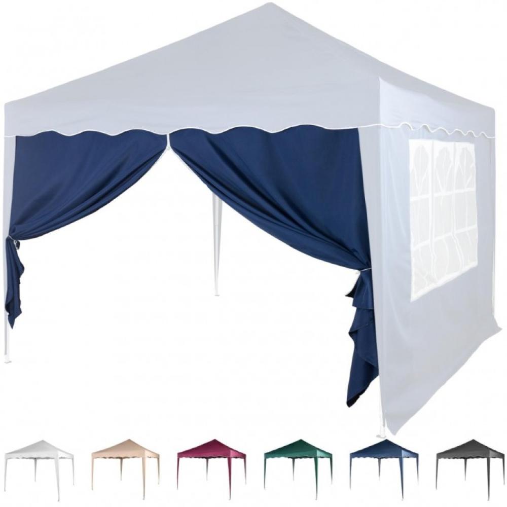 INSTENT® Basic Seitenwand/Seitenteil für Pavillon 3x3m mit Fenster oder Reißverschluss, wasserabweisend und atmungsaktiv, Farbwahl, für Festzelt, Partyzelt Bild 1