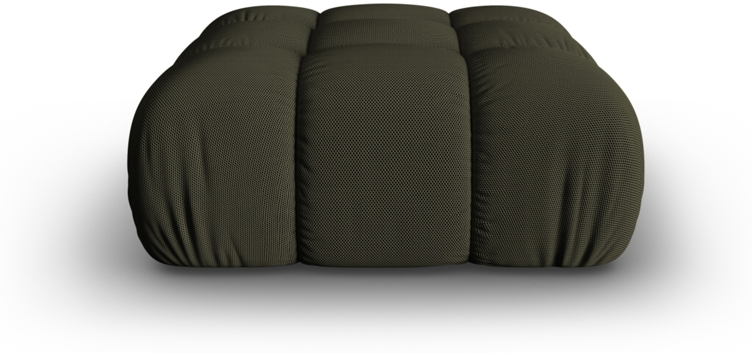 Micadoni Hocker Bellis 3D-Stoff Amazonas Grün Bild 1