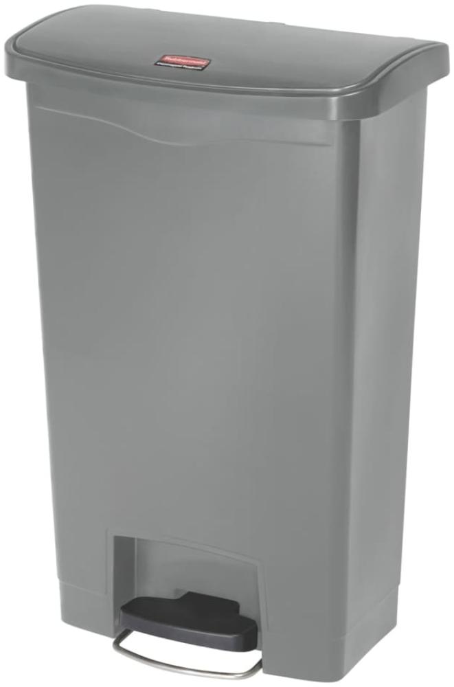 Rubbermaid Step-on Mülleimer Slim Jim 50 L Grau 445377 Bild 1