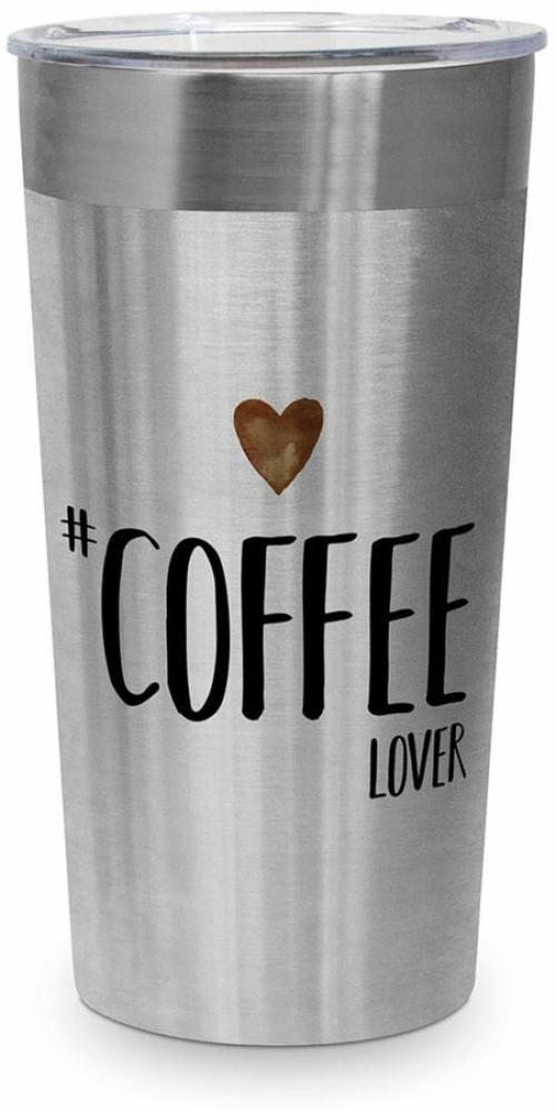 PPD Coffee Lover Steel Travel Mug, Thermobecher, Coffee To Go, Thermo Becher, Isobecher, 430 ml, 604375 Bild 1