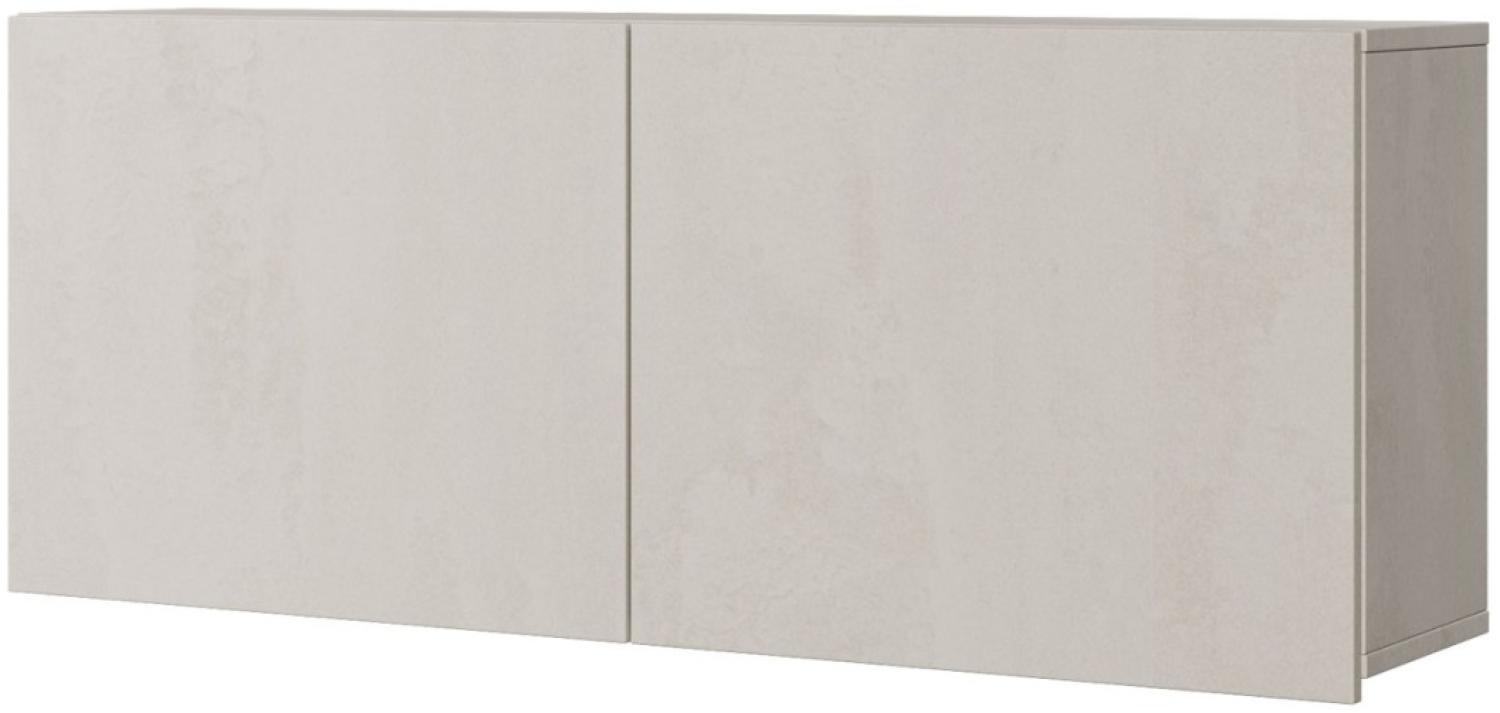 Hängeschrank Wandschrank Teen Flex 110x27x45cm betonfarben 2-türig Bild 1