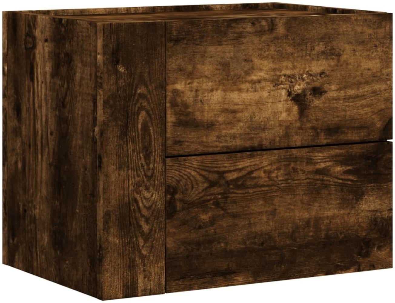 vidaXL Wand-Nachttisch Räuchereiche 45x30x35 cm 848333 Bild 1