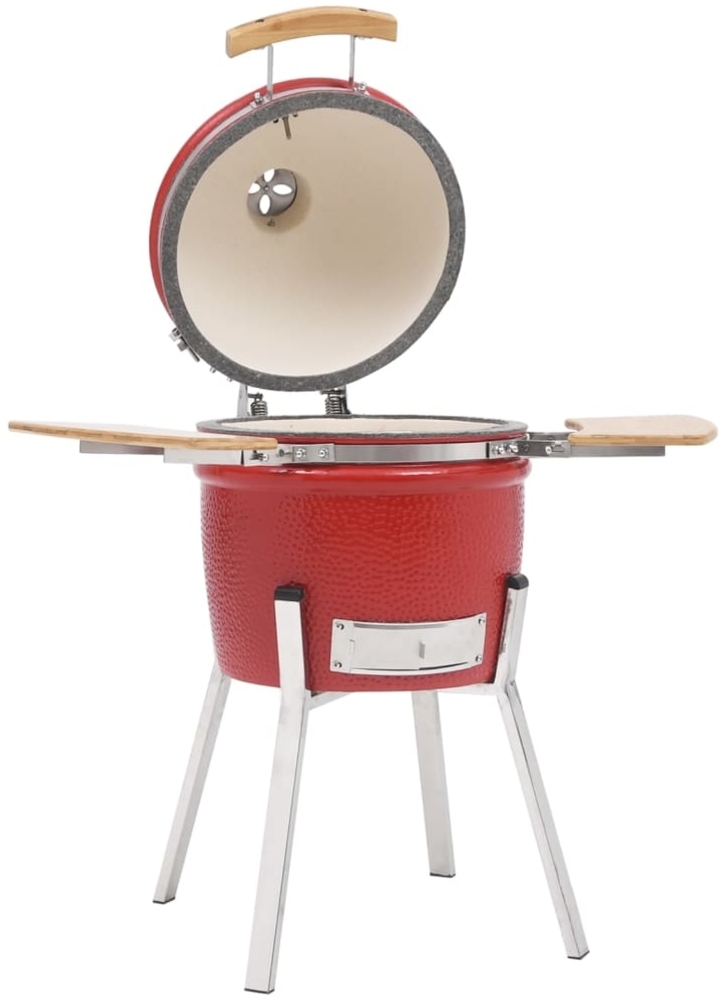 vidaXL Kamado-Grill und Smoker Keramik 81 cm 316096 Bild 1