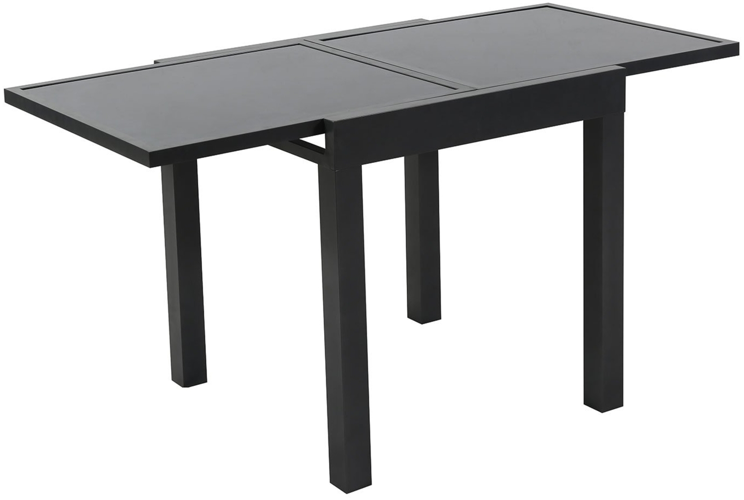 Gartentisch Denver, Glas, Grau, 90 x 75 x 90 cm Bild 1