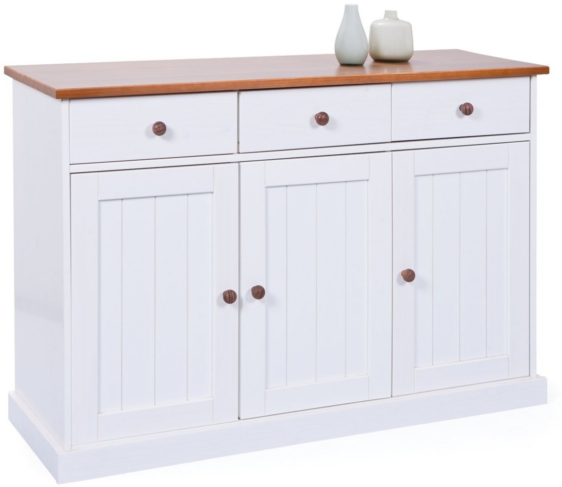 Kommode 'Westerland' weiß/braun Bild 1