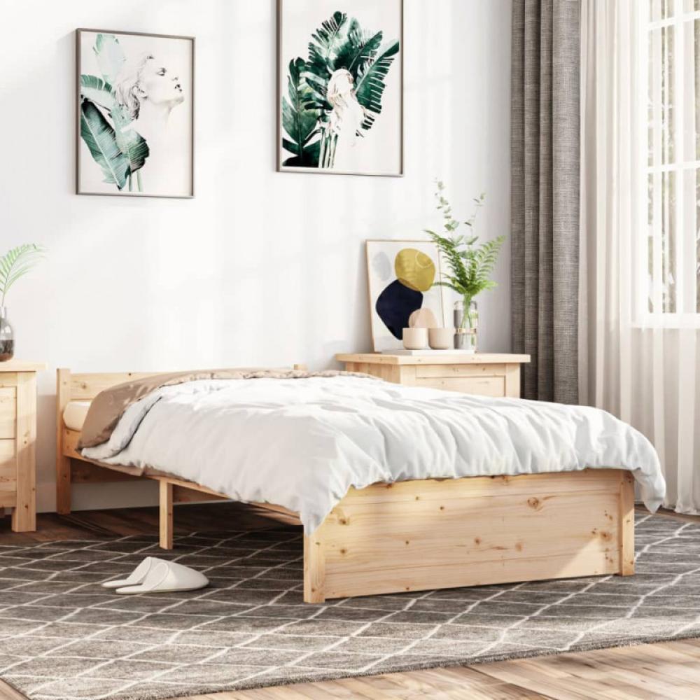 Massivholzbett 75x190 cm Bild 1