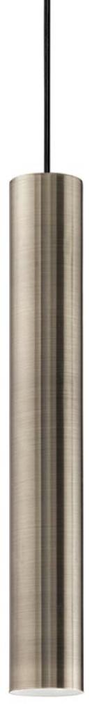 Look Pendelleuchte Zylinder Ø 6cm Antique Brass Bronze Bild 1